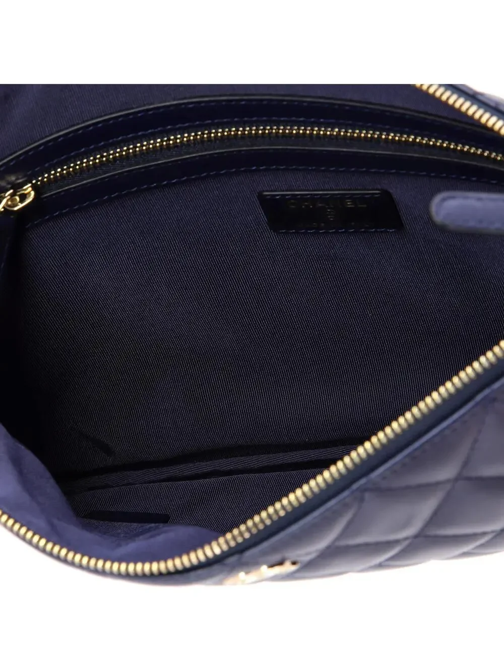 Chanel O Case Clutch Quilted Lambskin #291576C11B